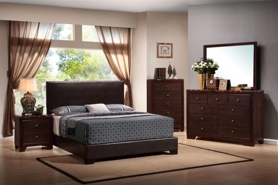 Coaster Fine Furniture Conner - Upholstered Panel Bed | Meri Furniture