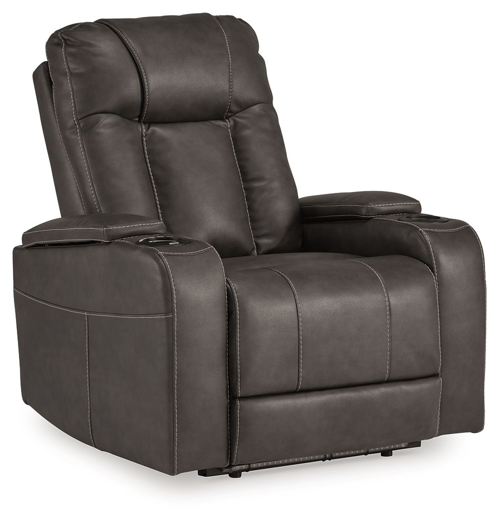 Signature Design by Ashley® Feazada - Power Recliner With Adj Headrest | Meri Furniture