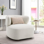 ACME Darius - Accent Chair With Pillow - Beige Boucle | Meri Furniture