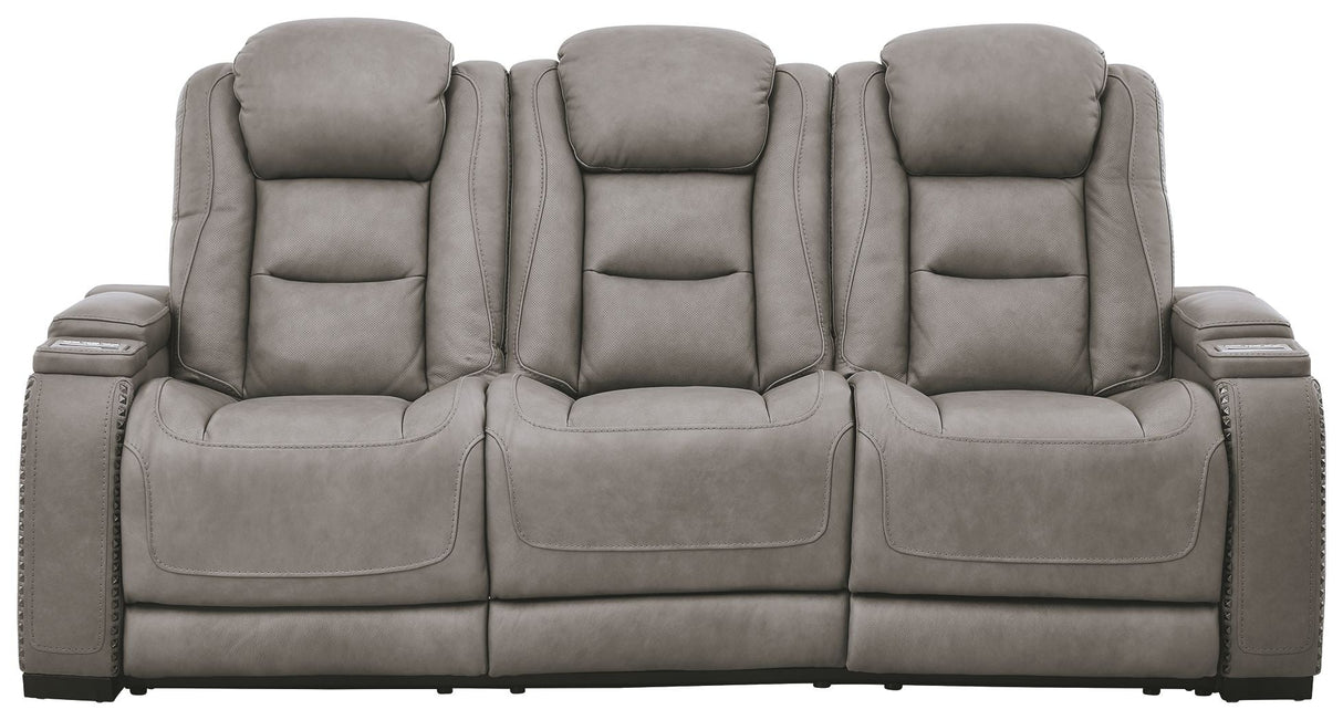 Ashley Furniture The Man-Den - Power Reclining Sofa | Meri Furniture