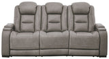 Ashley Furniture The Man-Den - Power Reclining Sofa | Meri Furniture