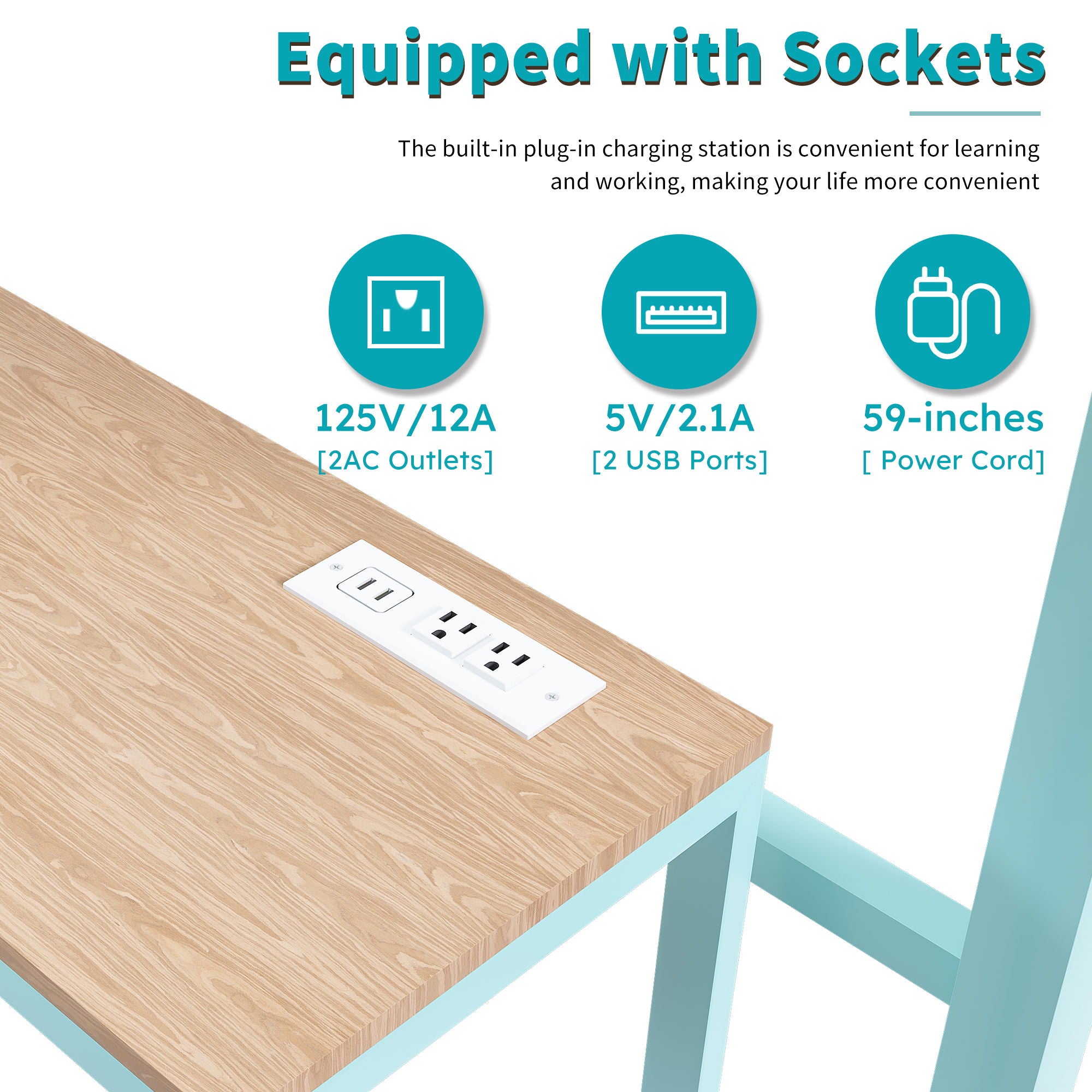 Heavy Metal Frame Full Loft Bed With Desk & Storage, 4 Cabinets, Staircase, Rack Space Saver - Green