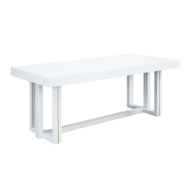ACME Paxley - Dining Table - Black High Gloss Finish | Meri Furniture