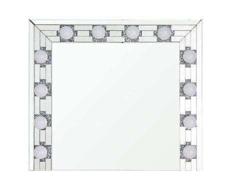 ACME Noralie - Wall Decor - Mirrored & Faux Diamonds | Meri Furniture