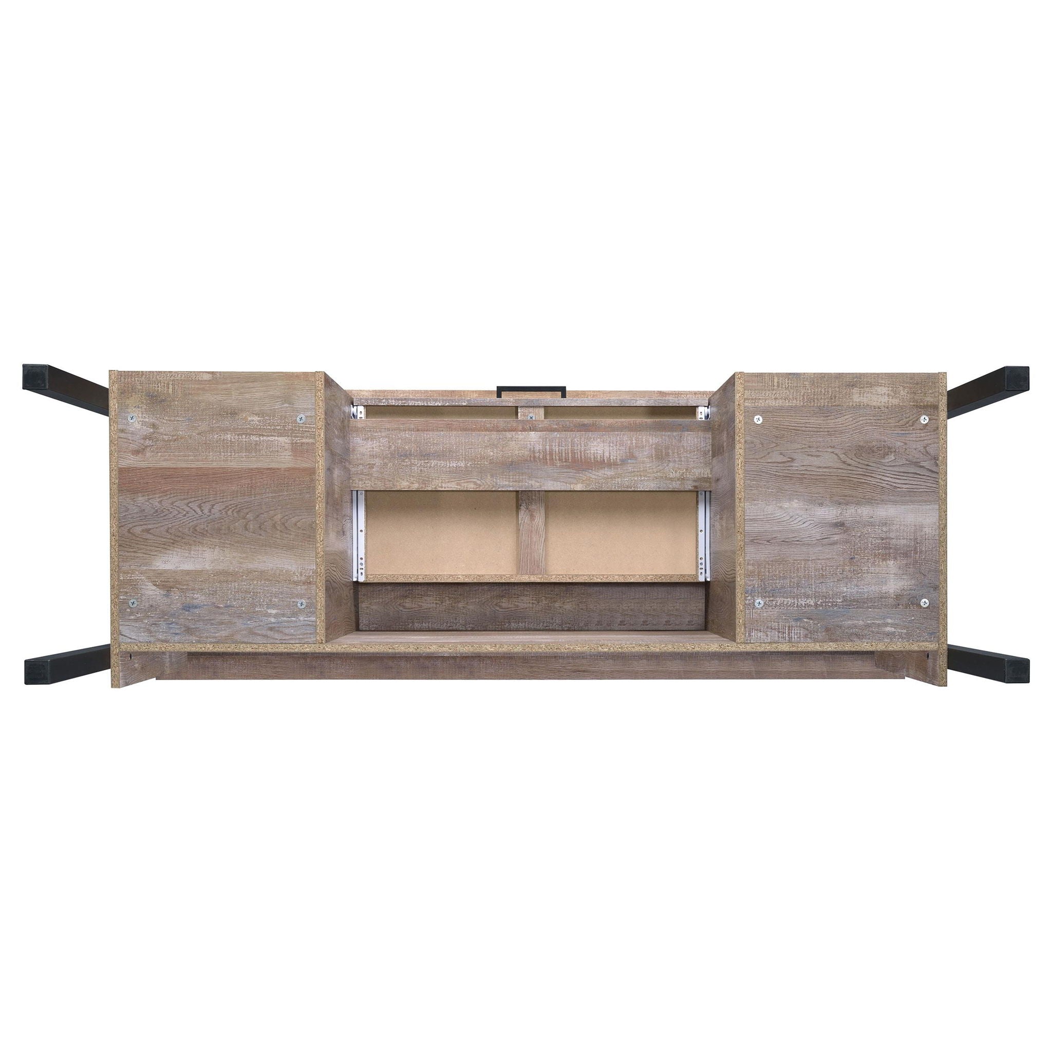 Samson 60-inch 4-drawer Office Computer Desk Weathered Oak