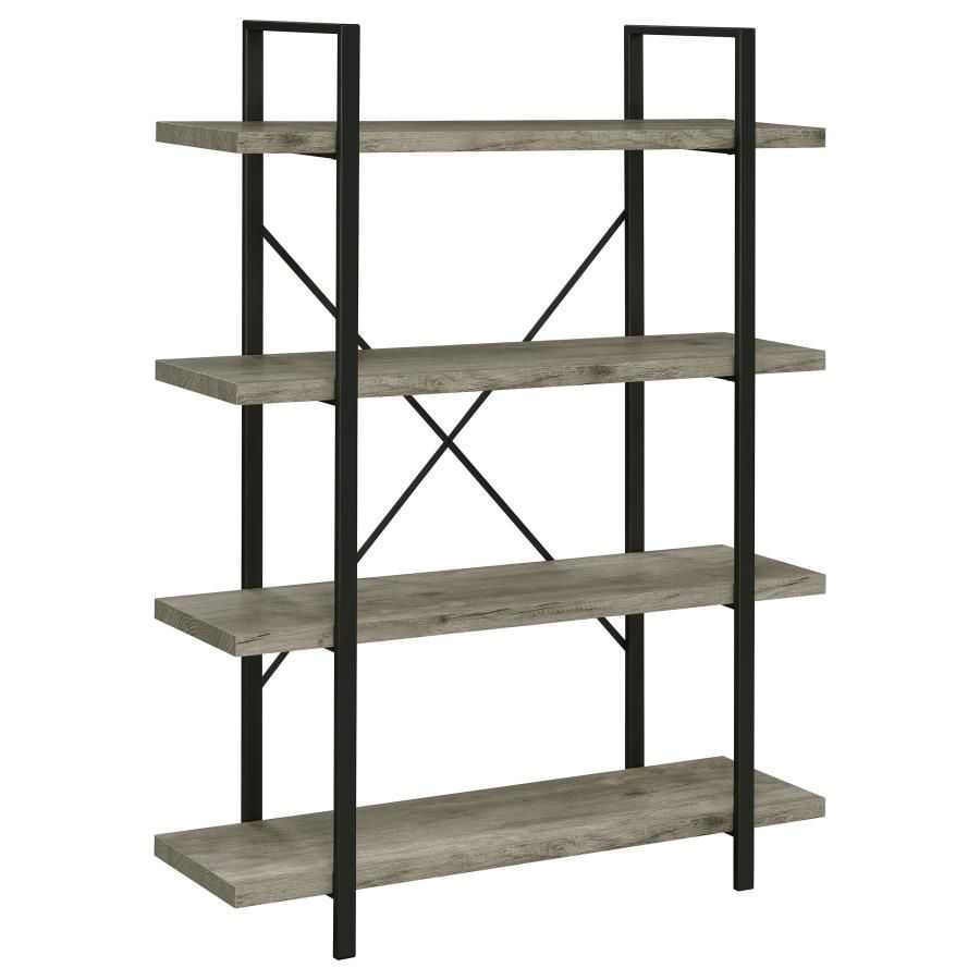 Coaster Fine Furniture Cole - Heavy Gauge Bookcase | Meri Furniture
