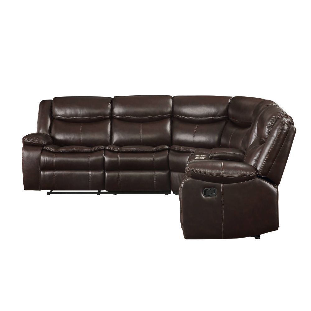 ACME Tavin - Sectional Sofa (Motion) | Meri Furniture