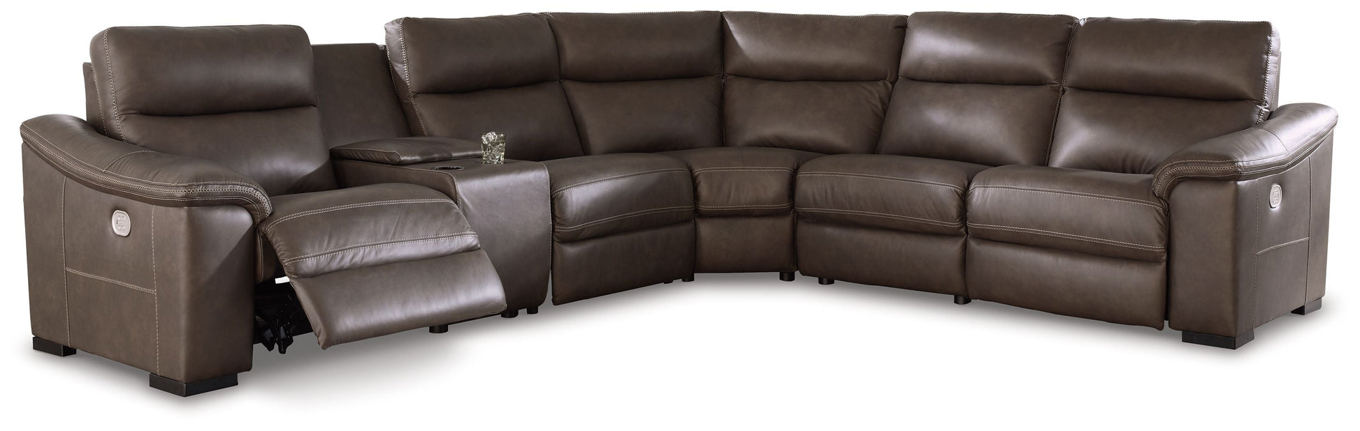 Signature Design by Ashley® Salvatore - Power Reclining Sectional | Meri Furniture
