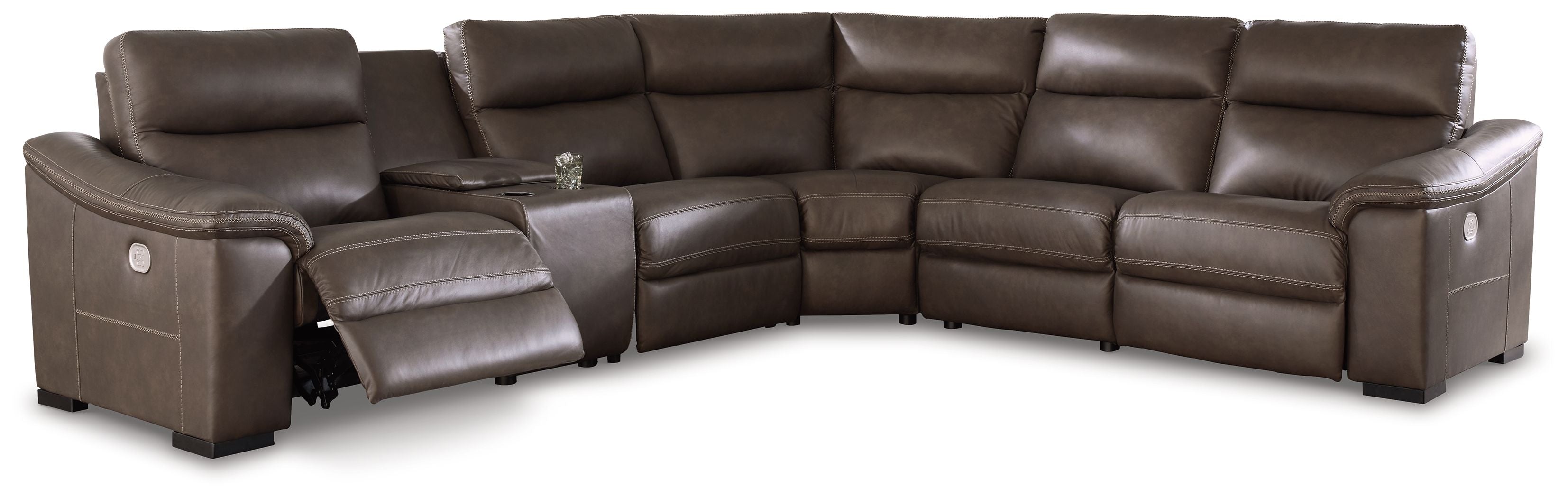 Signature Design by Ashley® Salvatore - Power Reclining Sectional | Meri Furniture