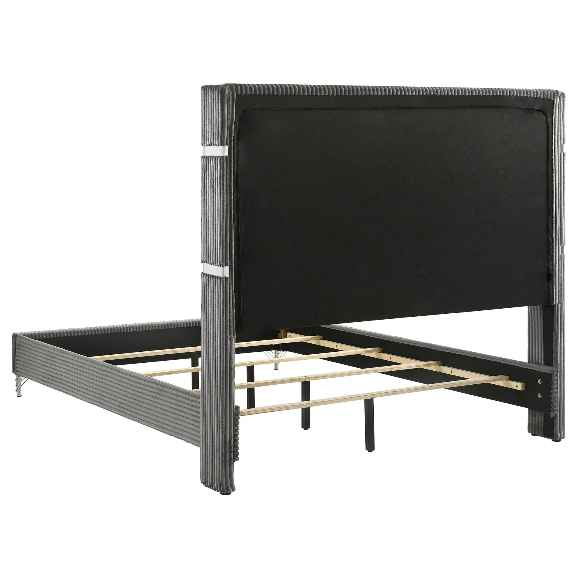 Coaster Fine Furniture Lucia - Bedroom Set With Upholstered Wingback Panel Bed | Meri Furniture