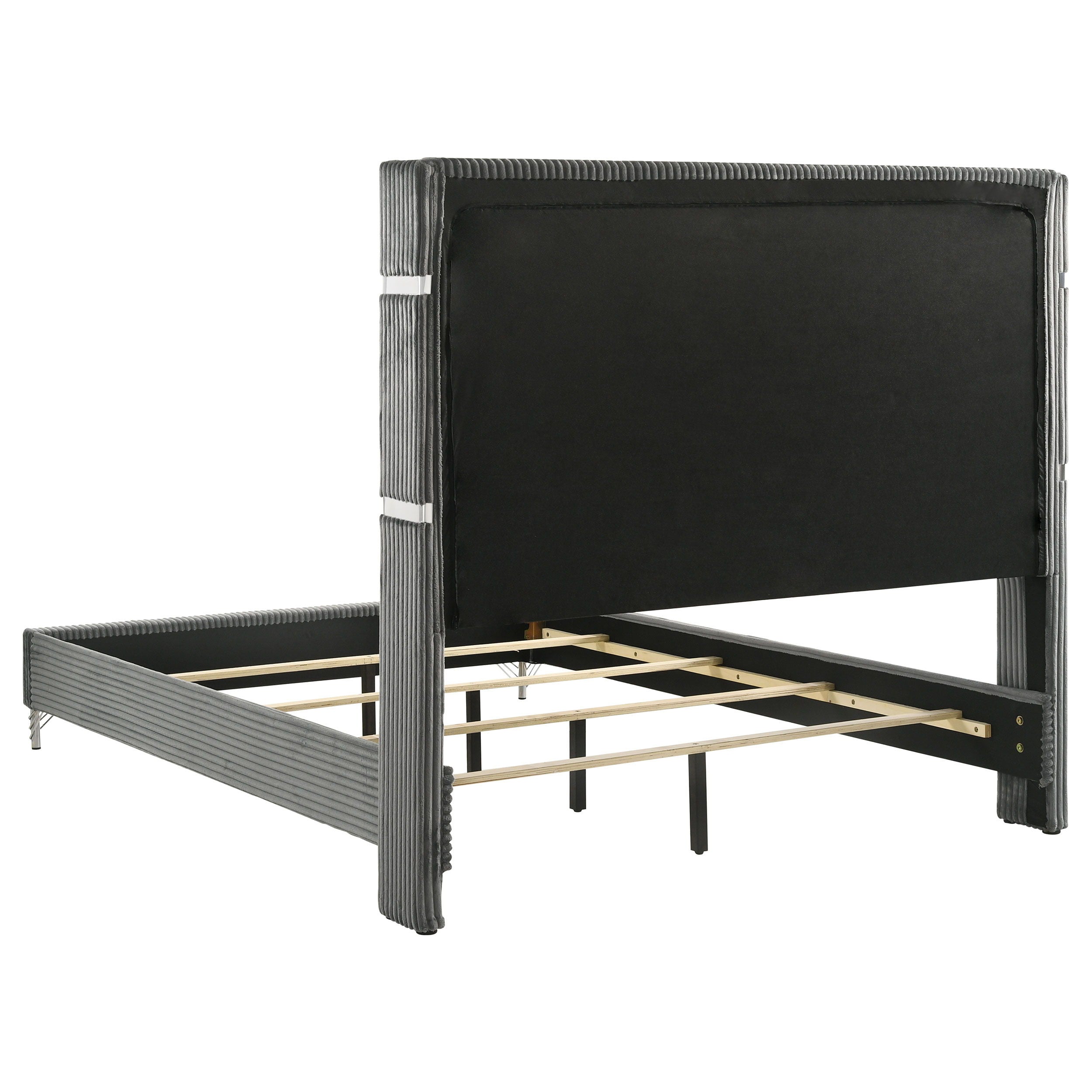 Coaster Fine Furniture Lucia - Bedroom Set With Upholstered Wingback Panel Bed | Meri Furniture