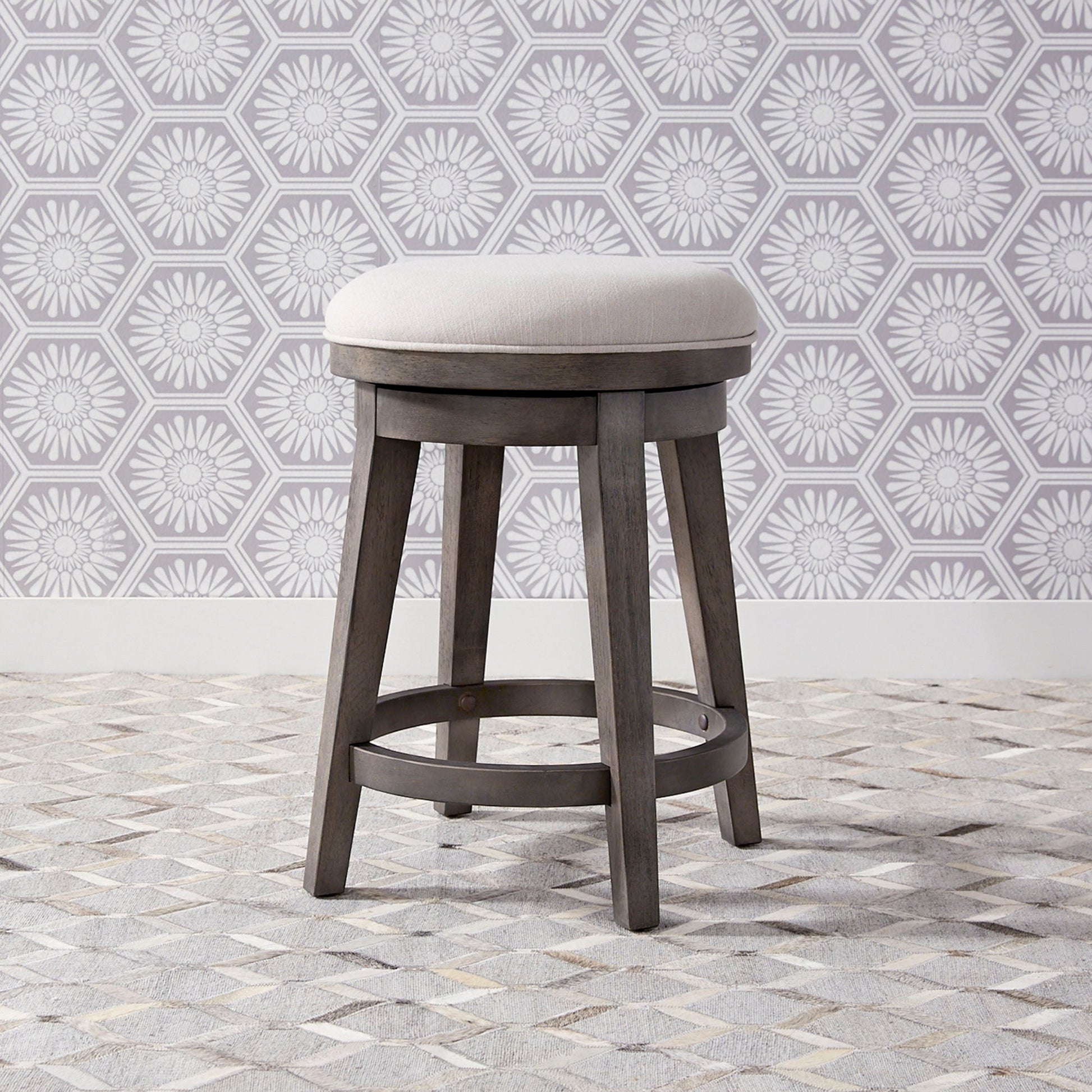 Liberty Furniture Modern Farmhouse - Console Swivel Stool | Meri Furniture