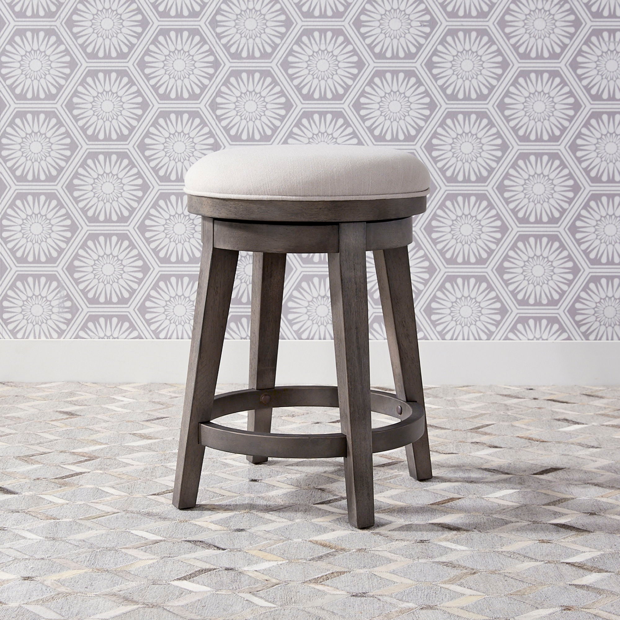 Liberty Furniture Modern Farmhouse - Console Swivel Stool | Meri Furniture
