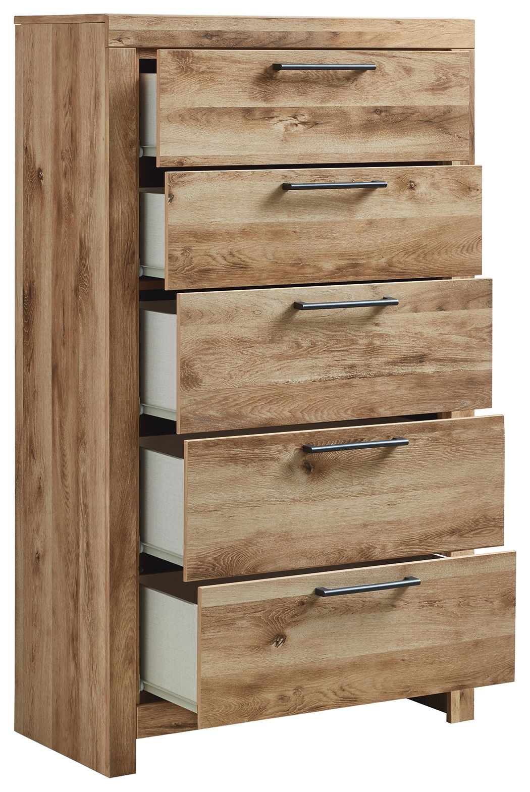 Signature Design by Ashley® Hyanna - Tan Brown - Five Drawer Chest | Meri Furniture