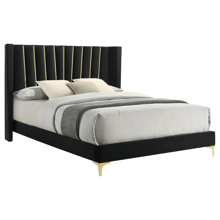 Coaster Fine Furniture Kendall - Modern Upholstered Panel Bed | Meri Furniture