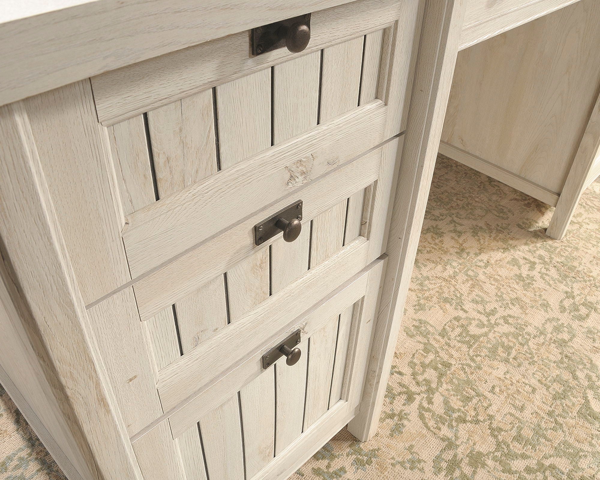Costa Executive Desk Chalked Chestnut