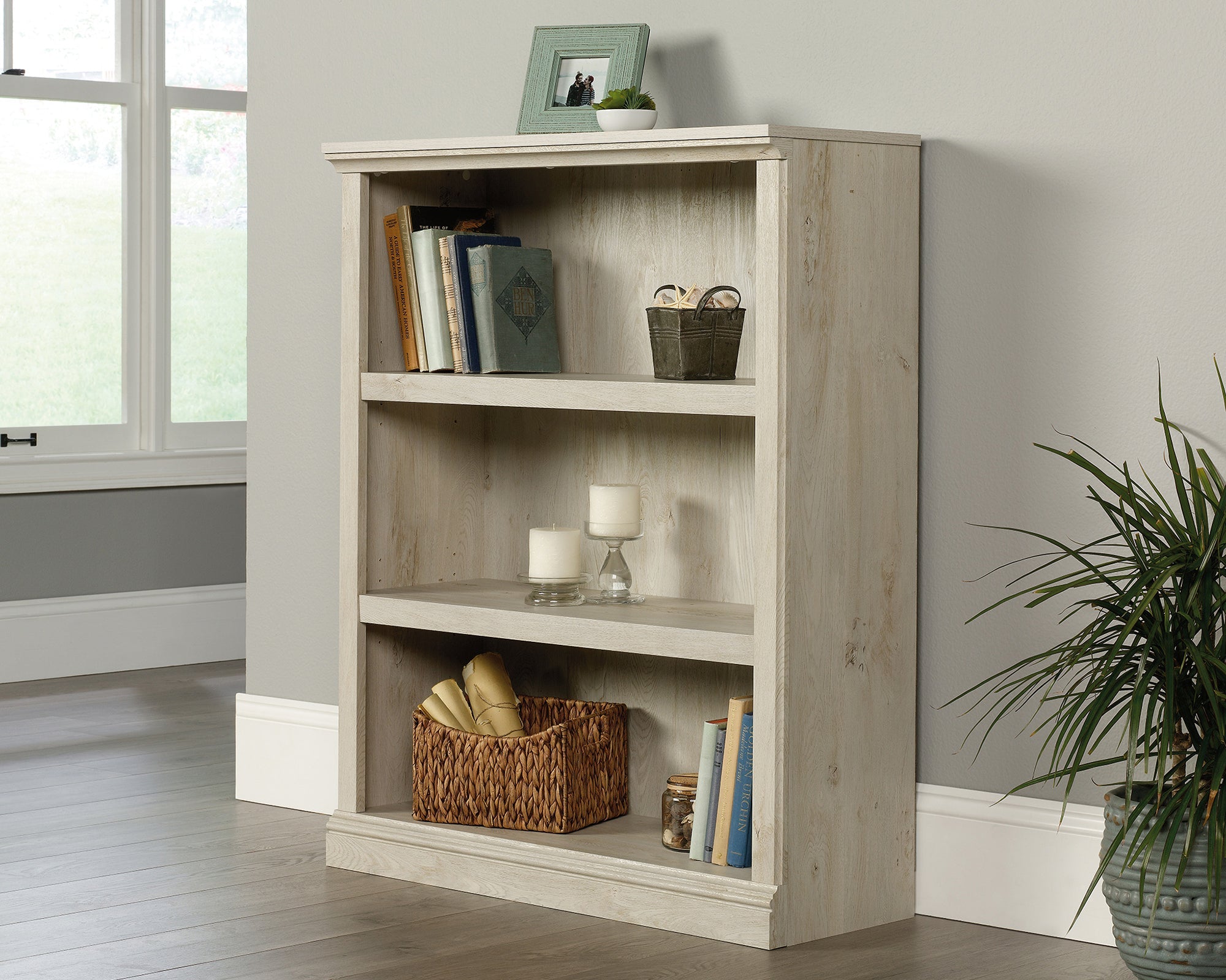 Sauder 3 Shelf Bookcase Chc 3a | Meri Furniture