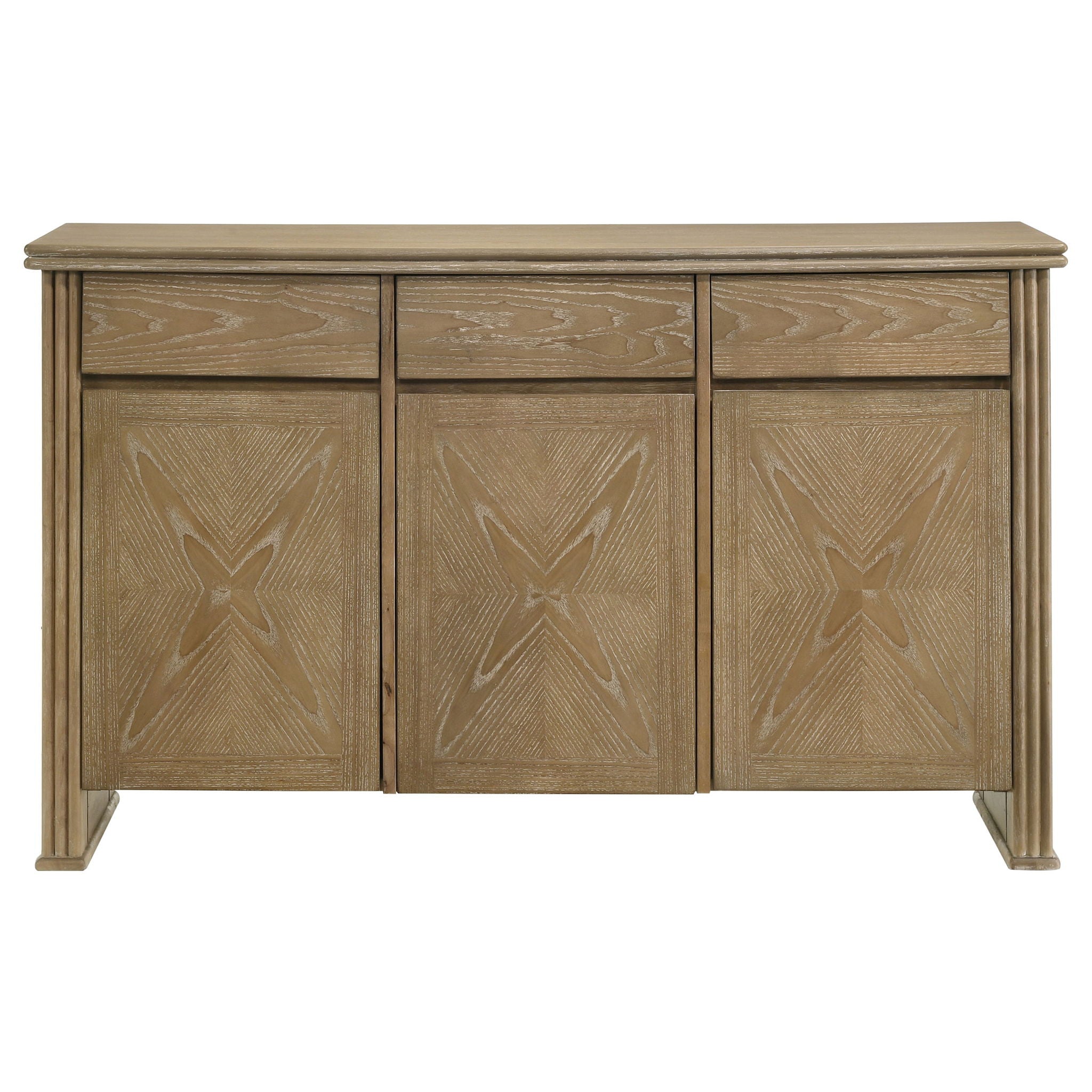 Dreydon - 3 Door Sideboard Server - Light Brown