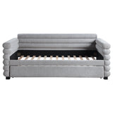 Patricia - Boucle Upholstered Day Bed With Trundle