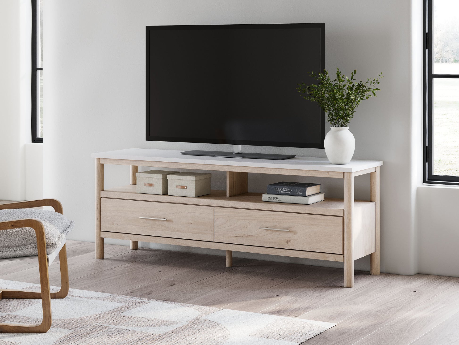Signature Design by Ashley® Cadmori - TV Stand | Meri Furniture
