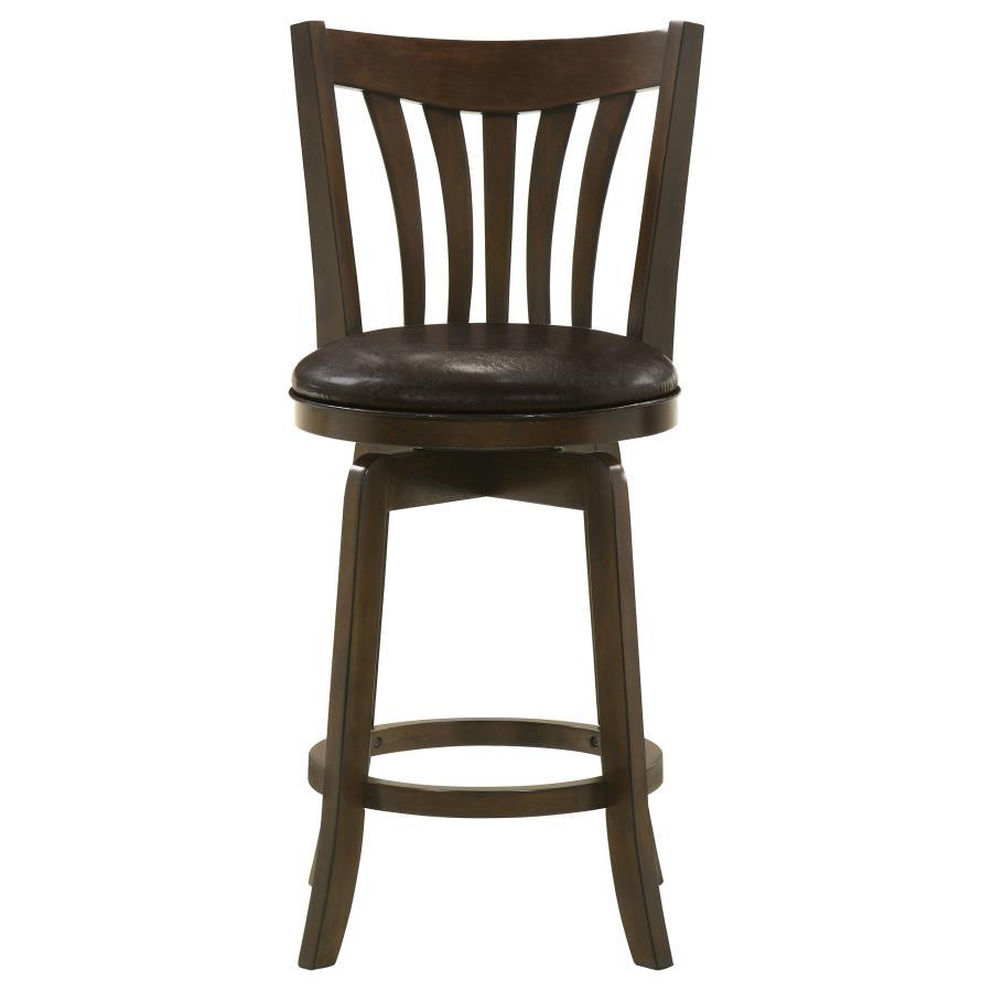 Coaster Fine Furniture Lambert - Wood Height Swivel Bar Chair | Meri Furniture
