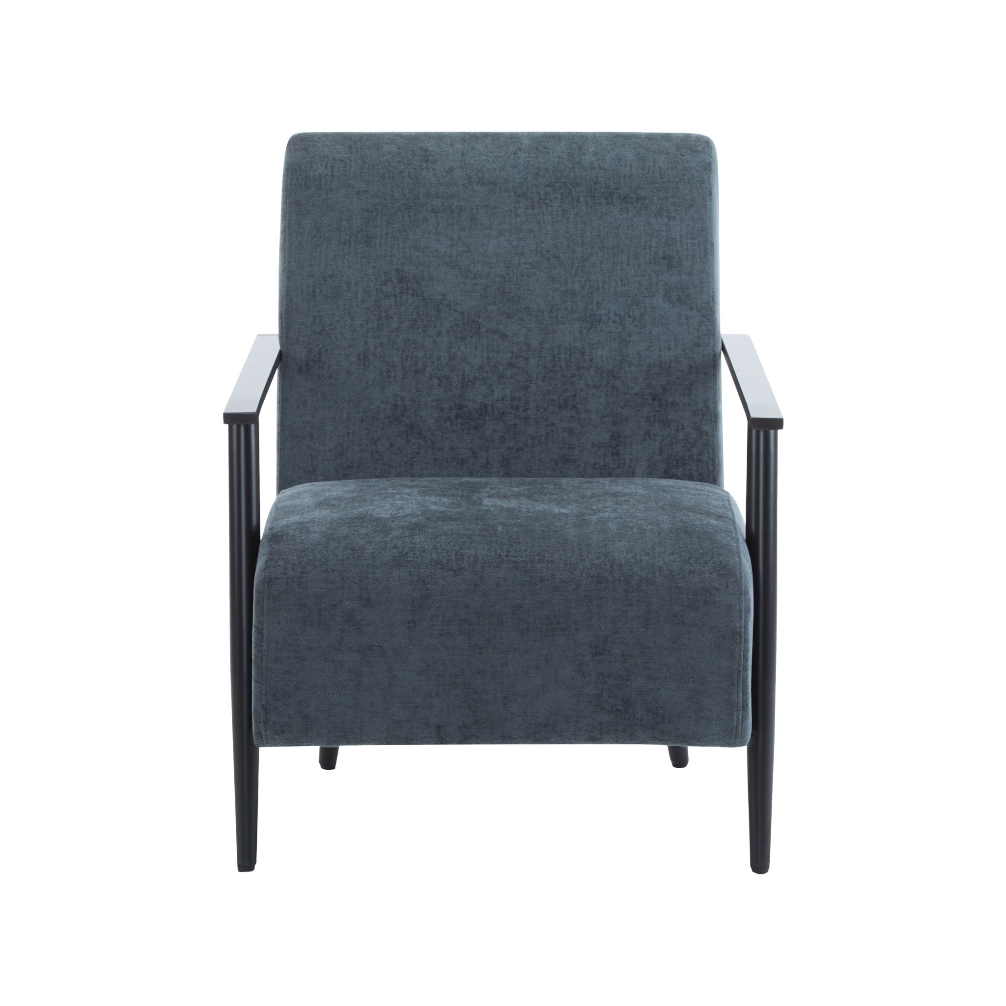 Modern Lounge Chair With Polyester Upholstery