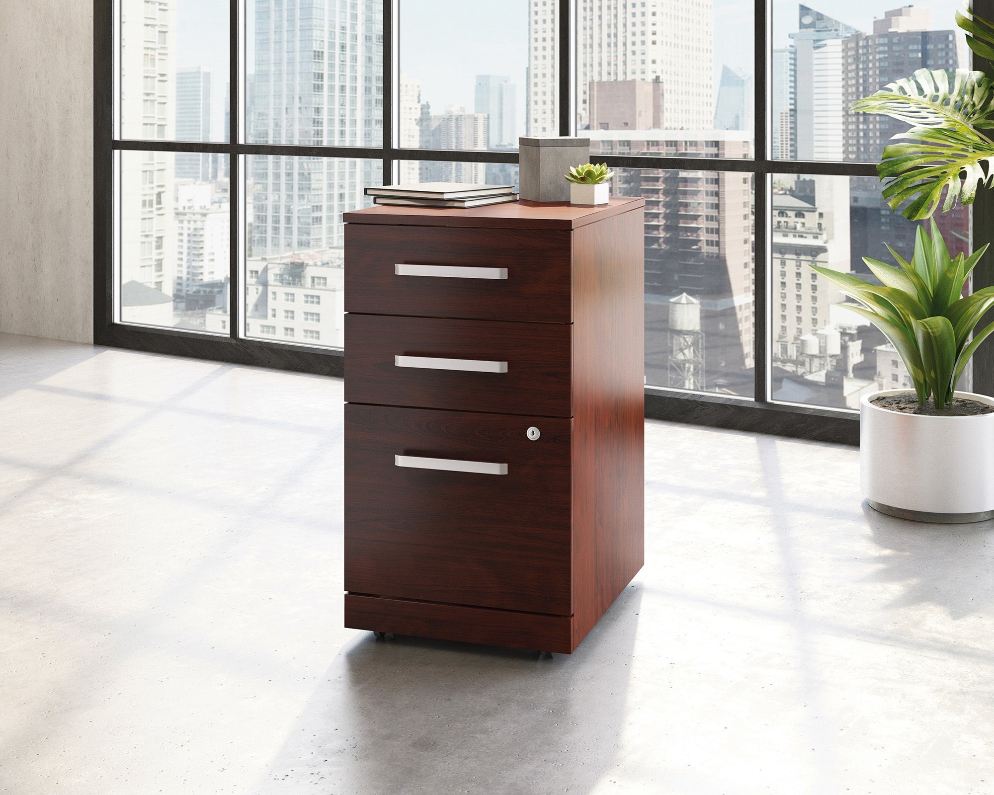 Sauder Affirm 3 Draw Mobile File (assem) Cc 3a | Meri Furniture