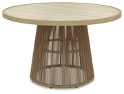 Orchard Beach - Outdoor Dining Table - Beige