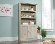 Sauder 5 Shelf Bookcase W/doors Chc 3a | Meri Furniture