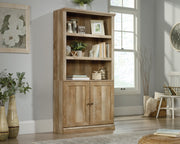 Sauder 5 Shelf Bookcase W/doors Lo 3a | Meri Furniture