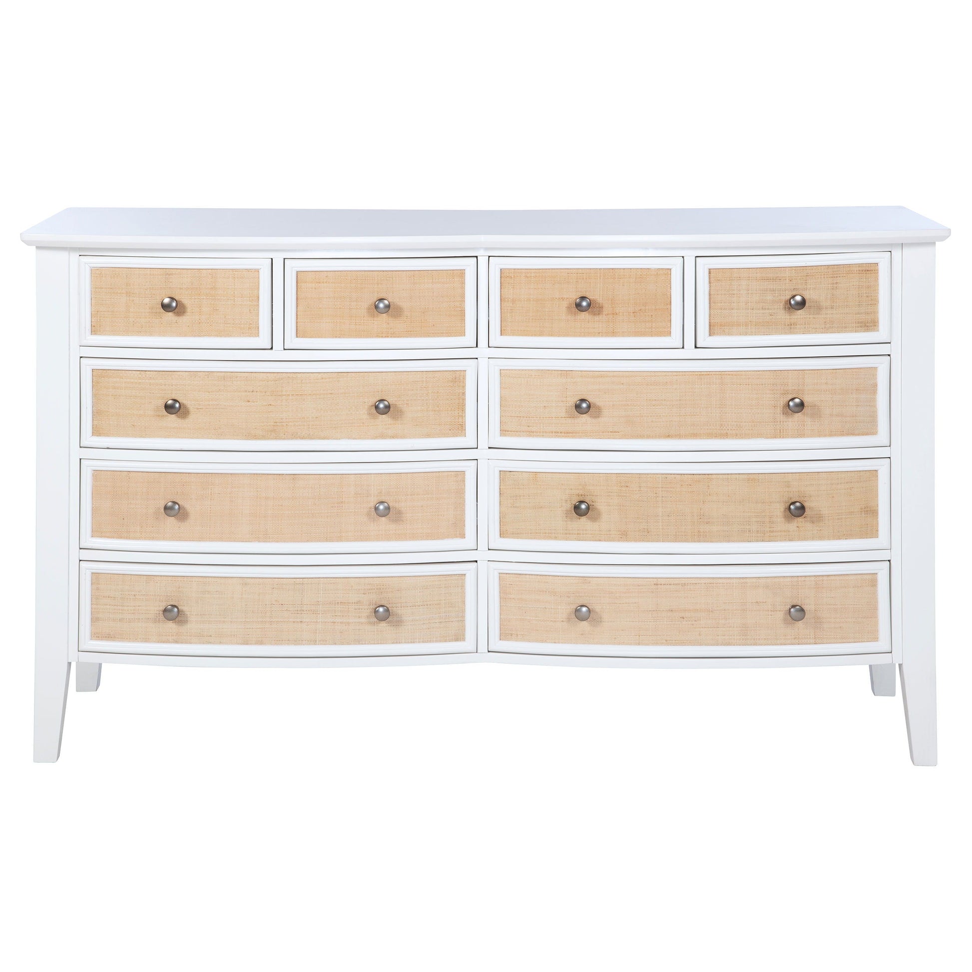 Coaster Fine Furniture Bexhill - 10-Drawer Dresser Cabinet - White | Meri Furniture