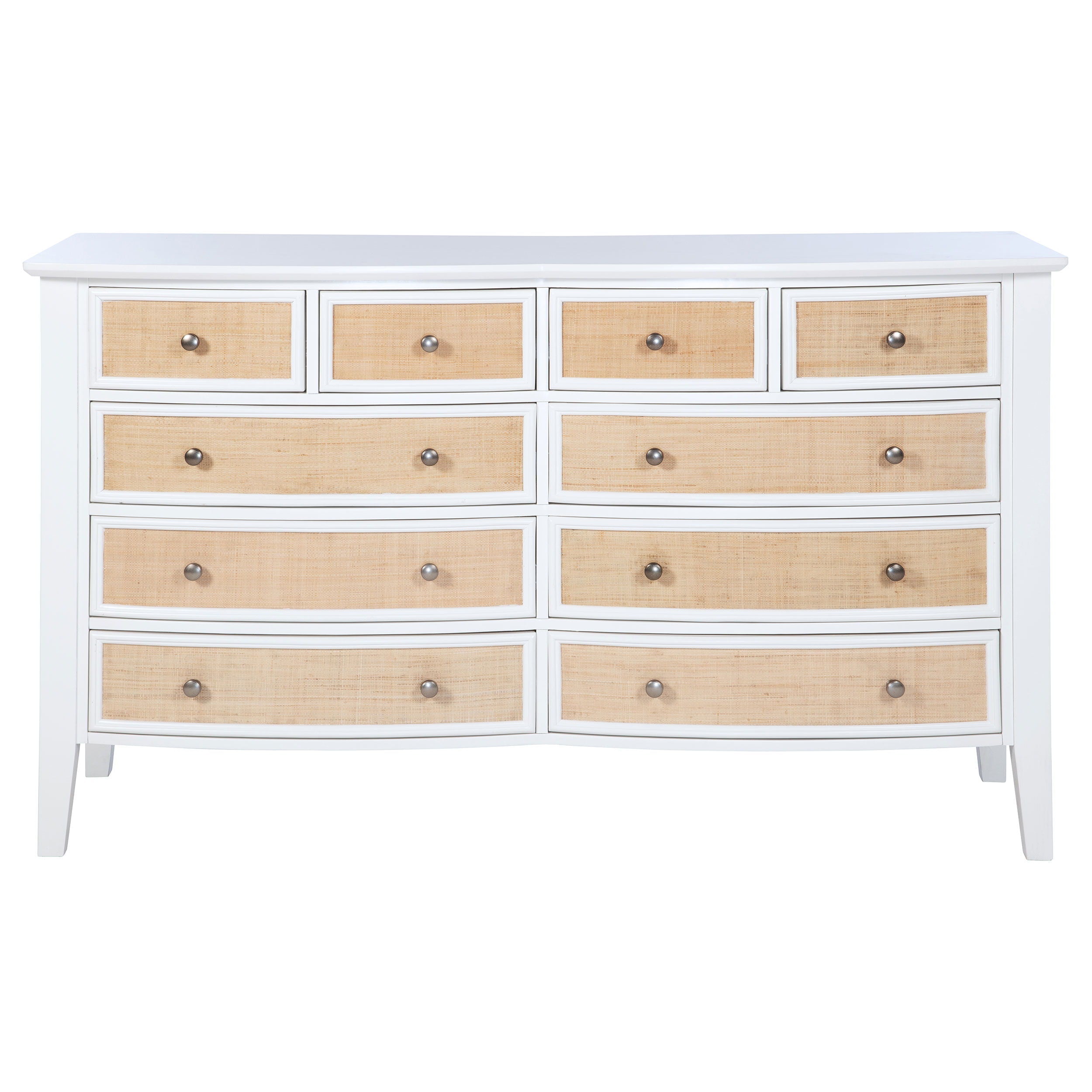 Coaster Fine Furniture Bexhill - 10-Drawer Dresser Cabinet - White | Meri Furniture