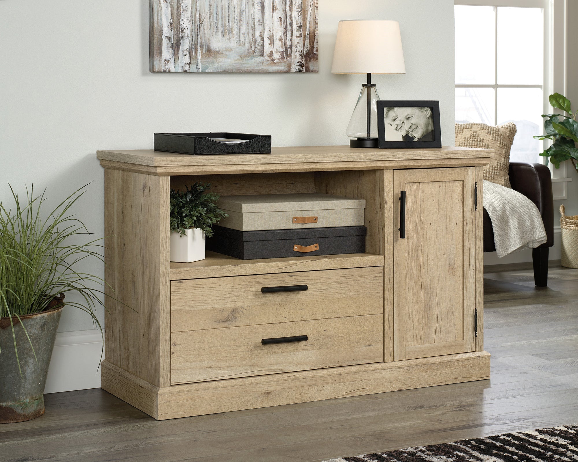 Sauder Aspen Post Small Credenza Pmo | Meri Furniture