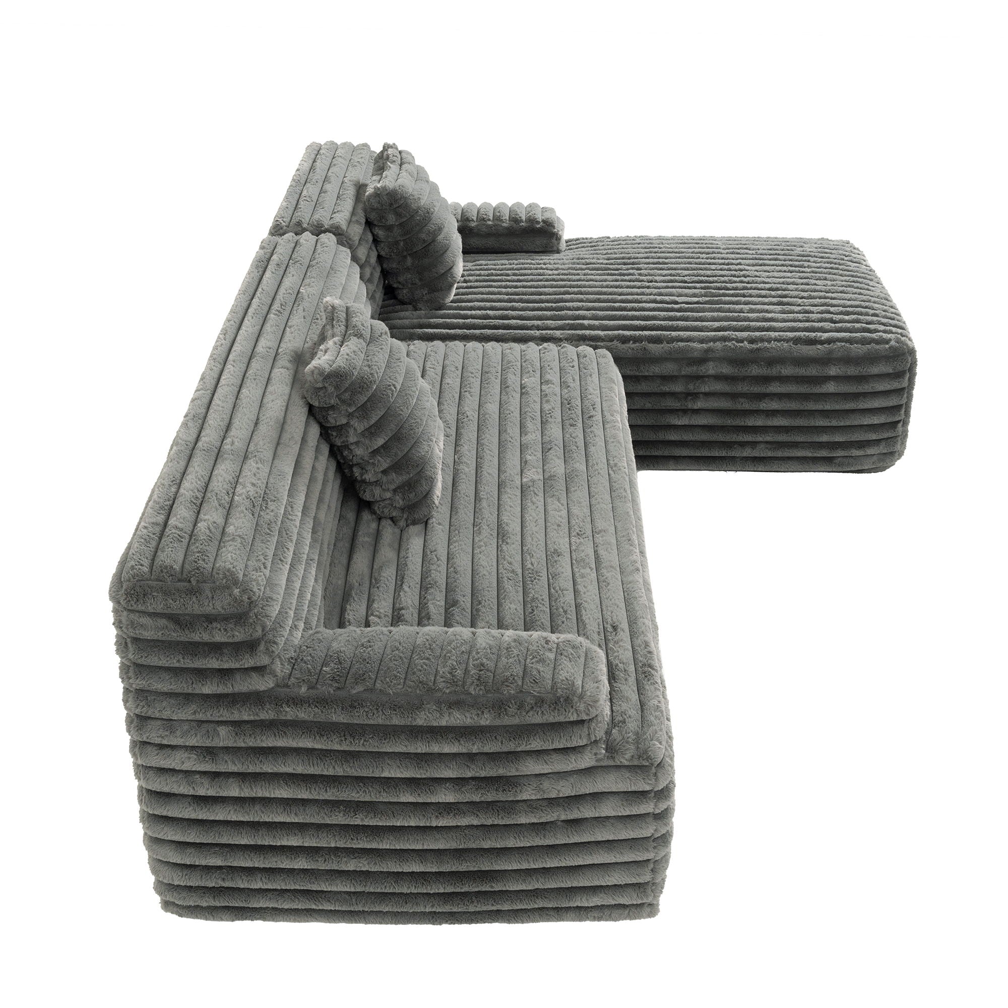 Cloud Sectional Sofa Upholstered Couch Free Combined Sofa