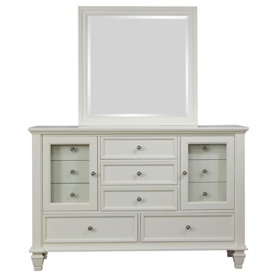 Coaster Fine Furniture Sandy Beach - 11-drawer Dresser With Mirror | Meri Furniture