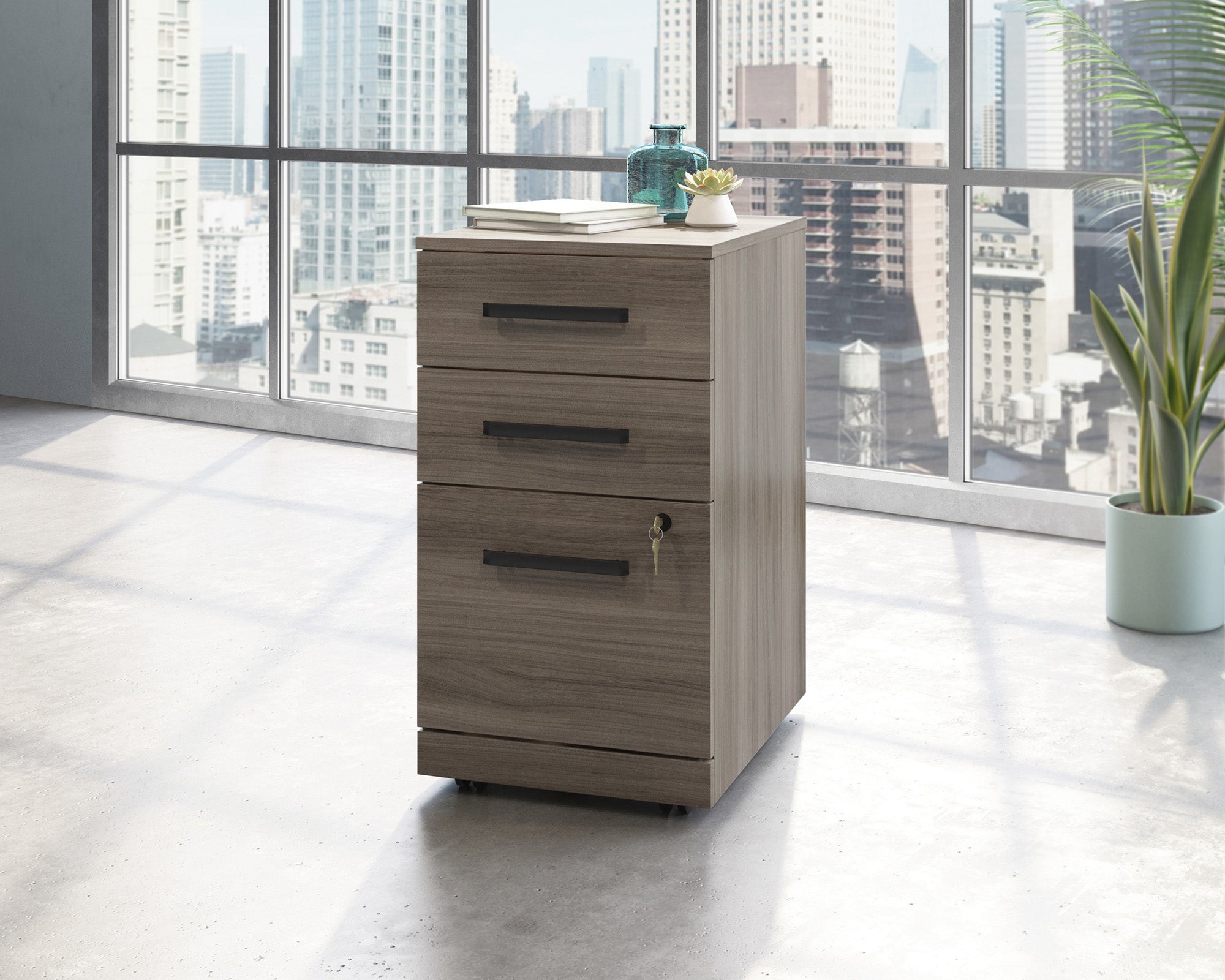 Sauder Affirm 3 Draw Mobile File (assem) He 3a | Meri Furniture