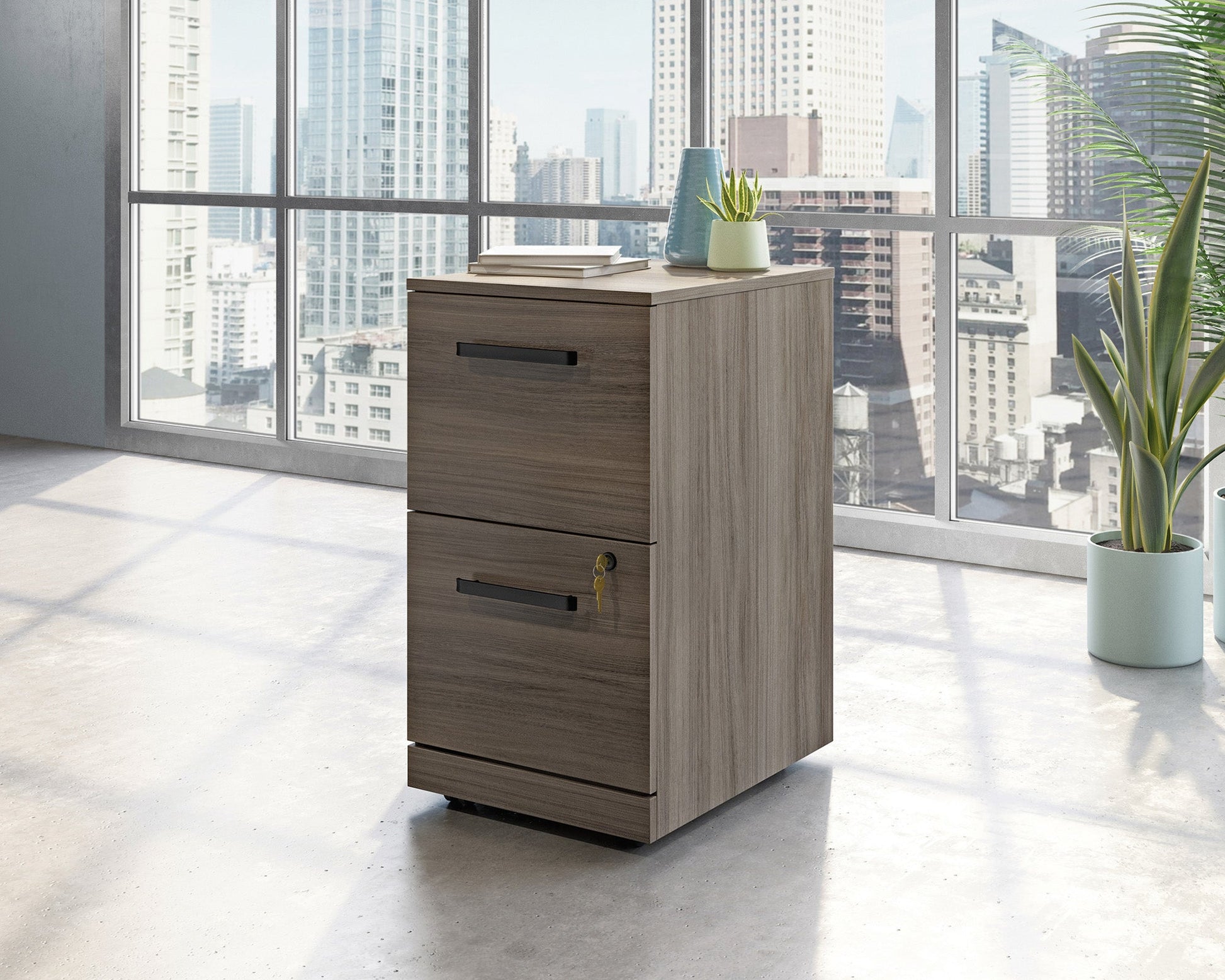 Sauder Affirm 2 Draw Mobile File (assem) He 3a | Meri Furniture