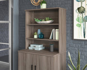 Sauder Affirm 36" X 36" Bookcase Hutch He | Meri Furniture