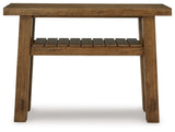 Signature Design by Ashley® Mackifeld - Warm Brown - Sofa Table | Meri Furniture