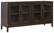 Signature Design by Ashley® Burkhaus - Dark Brown - Dining Room Server | Meri Furniture