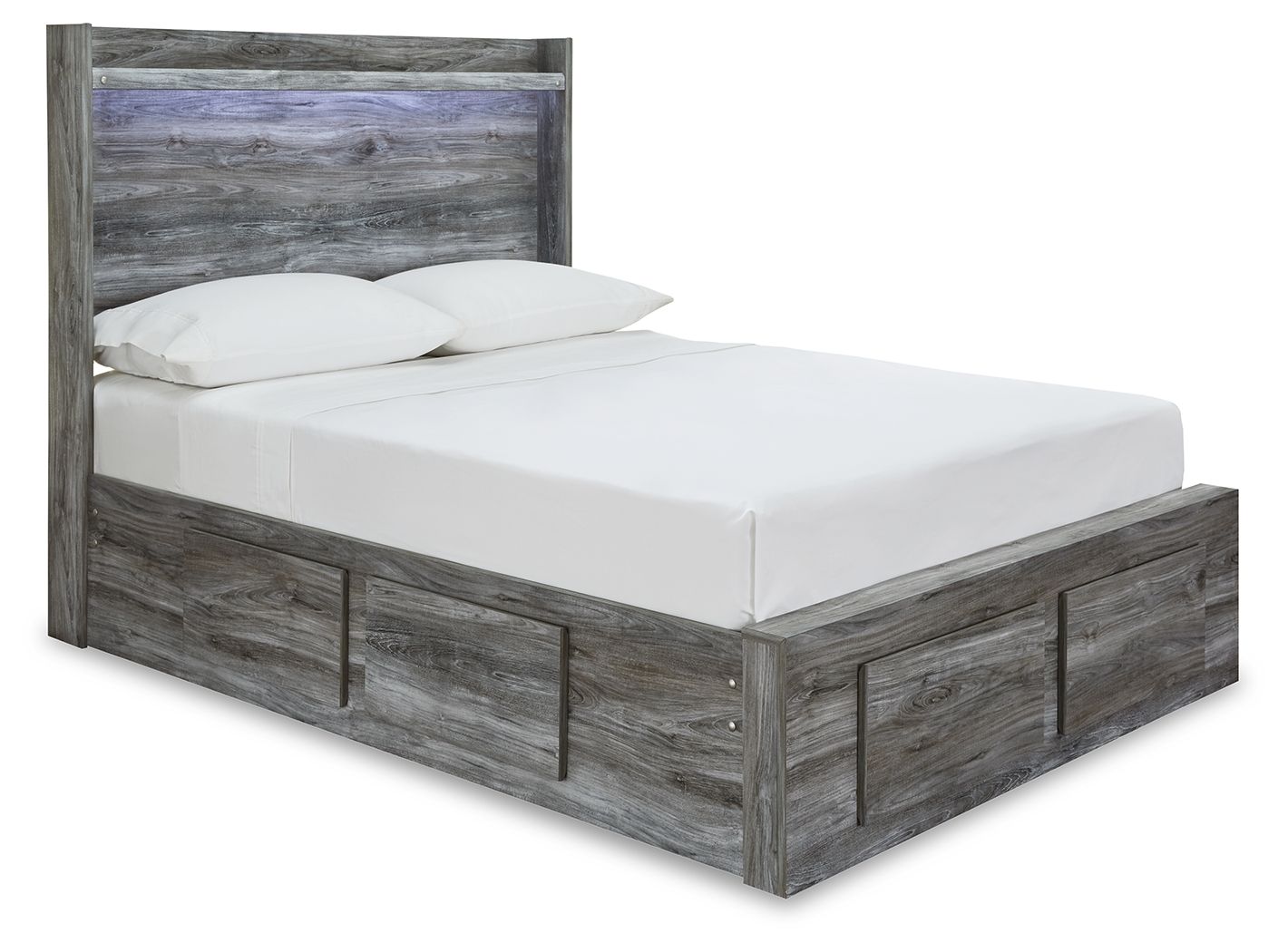 Signature Design by Ashley® Baystorm - LED Panel Bed | Meri Furniture