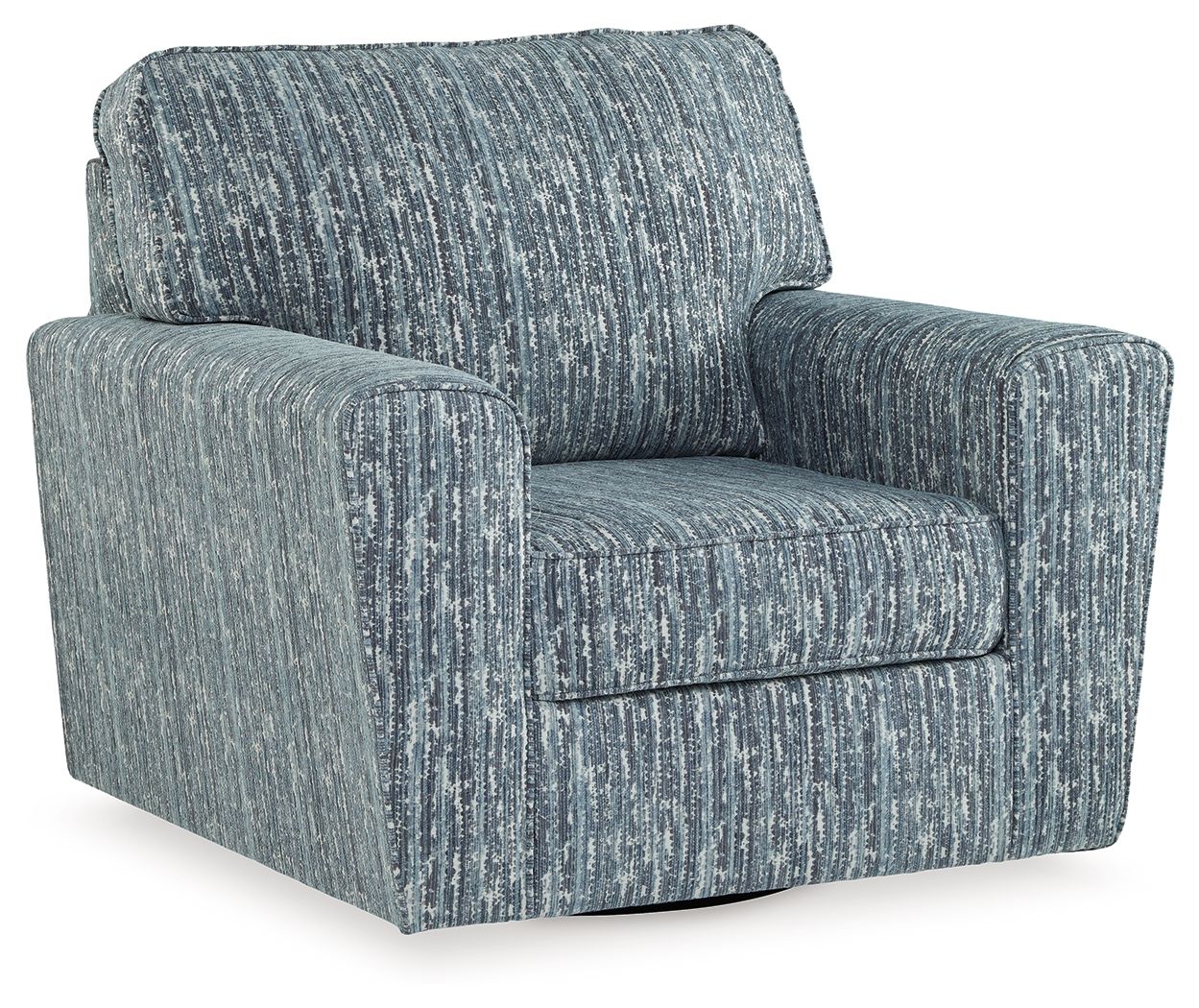 Signature Design by Ashley® Aterburm - Twilight - Swivel Accent Chair | Meri Furniture