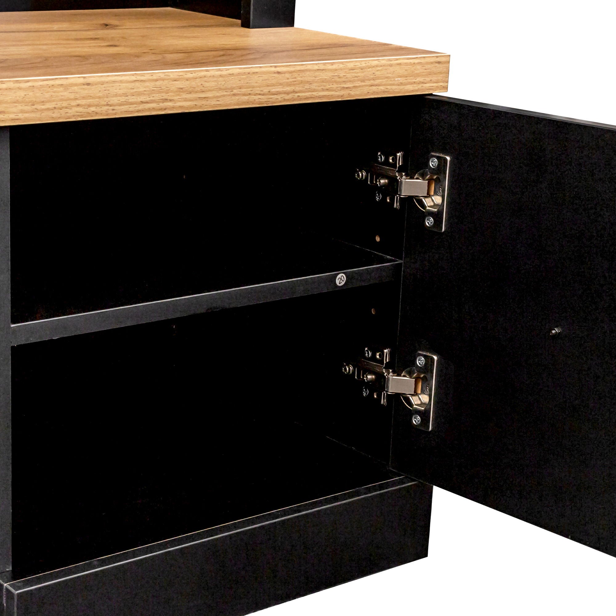 Farmhouse 4 In 1 Hall Tree With Wood Grain Bench And Top