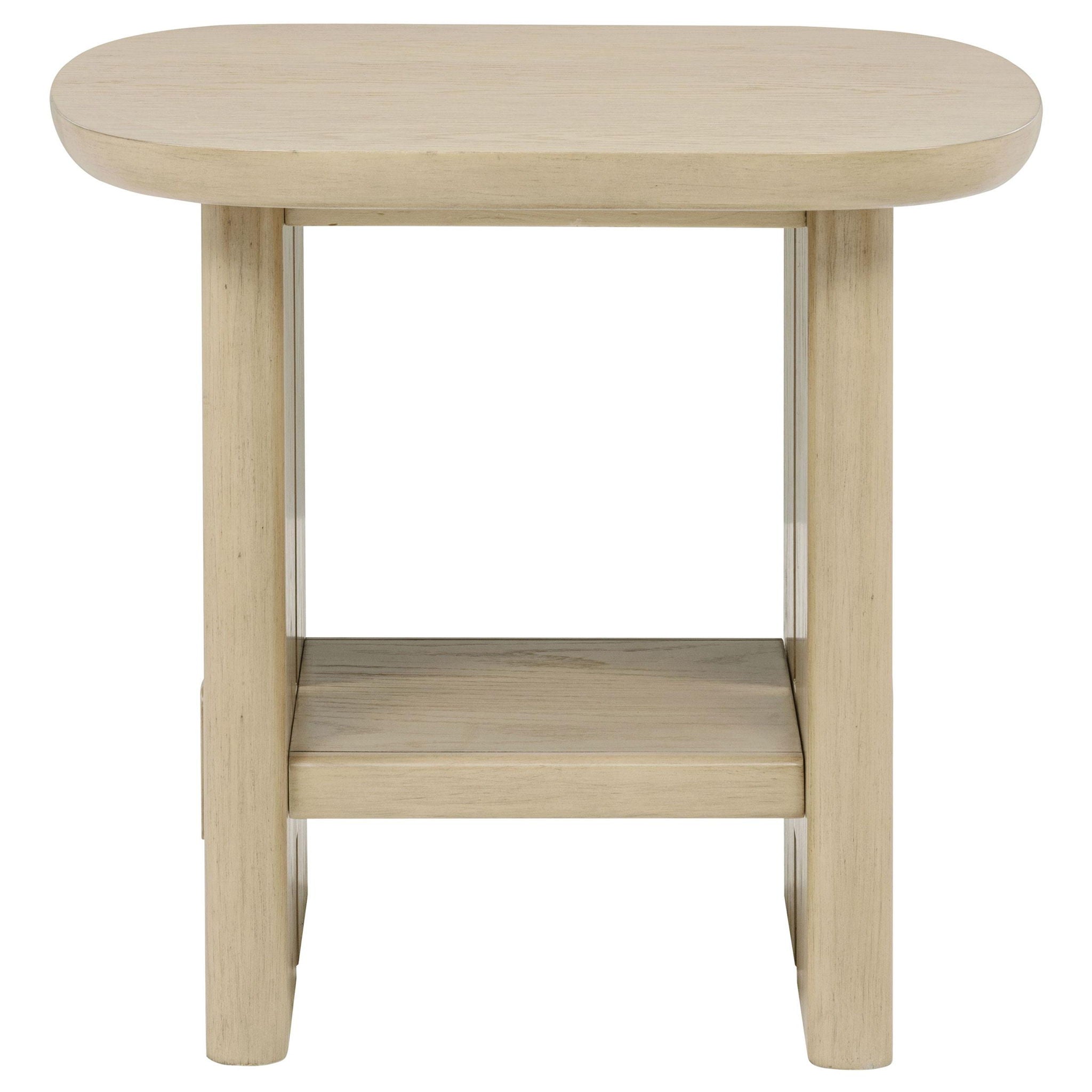 Kailani 3-piece Coastal Coffee and End Table Set Beige Oak