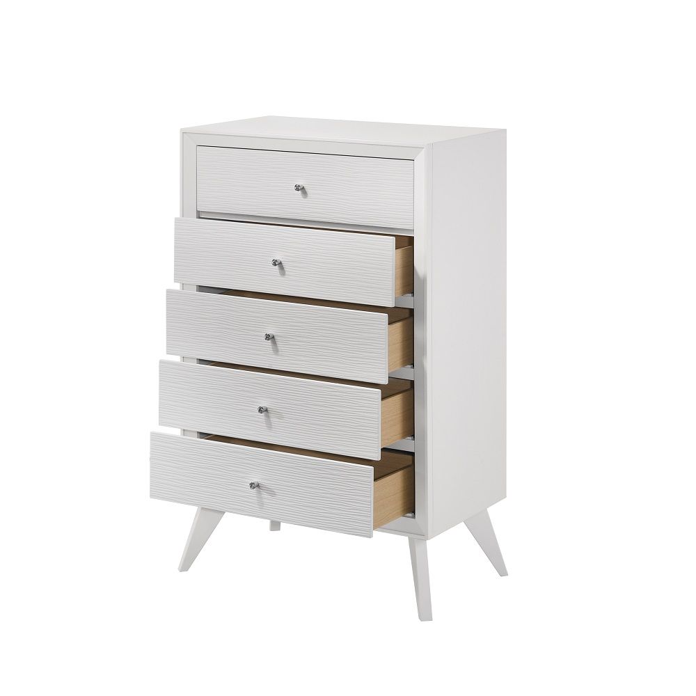 ACME Cerys - Chest - White | Meri Furniture