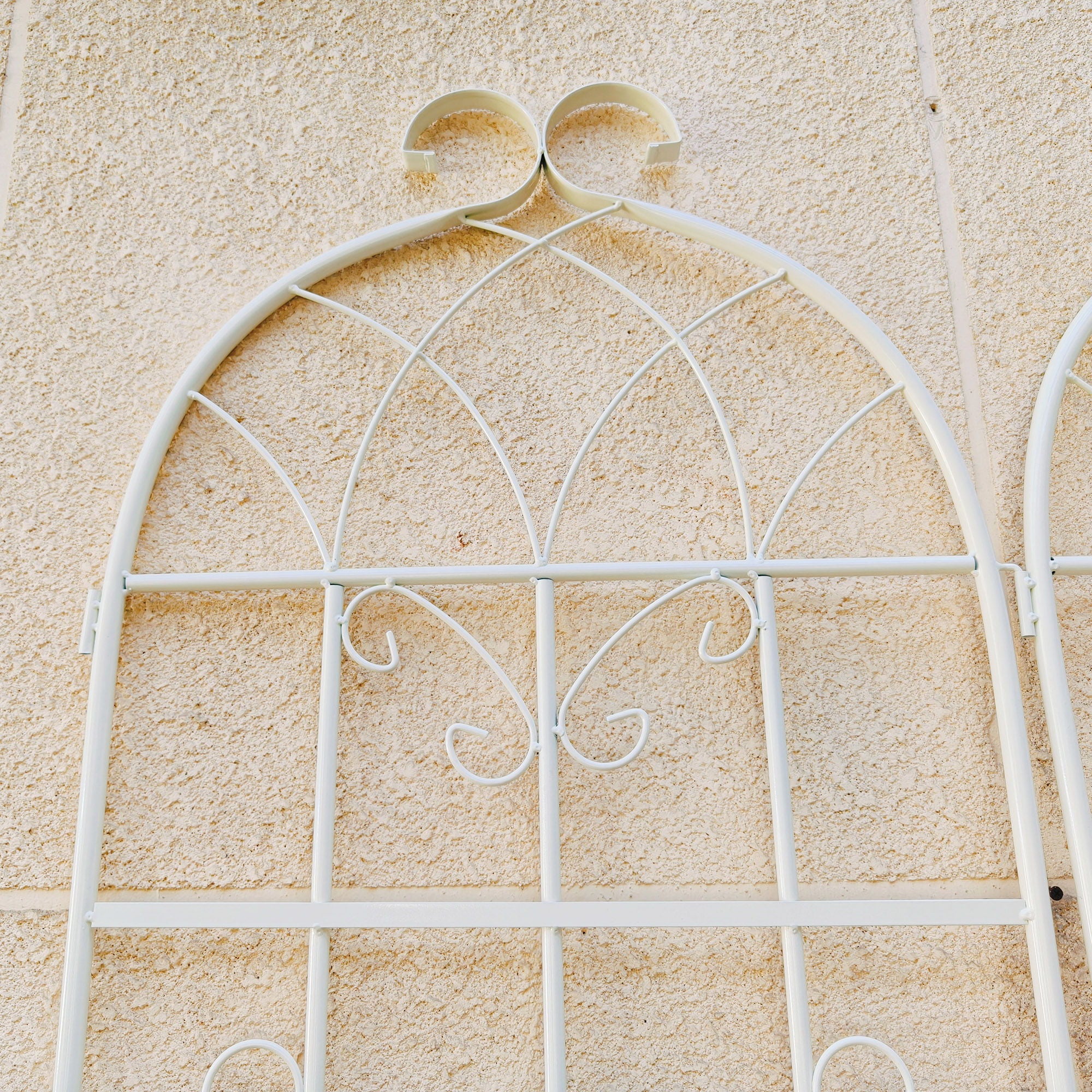 Metal Garden Rustproof Trellis For Climbing Plants Outdoor Flower Support