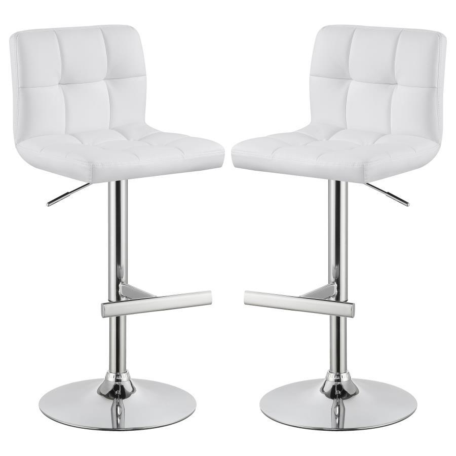Coaster Fine Furniture Lenny - Upholstered Adjustable Bar Stool (Set of 2) | Meri Furniture