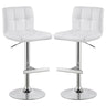 Lenny - Upholstered Adjustable Bar Stool (Set of 2)