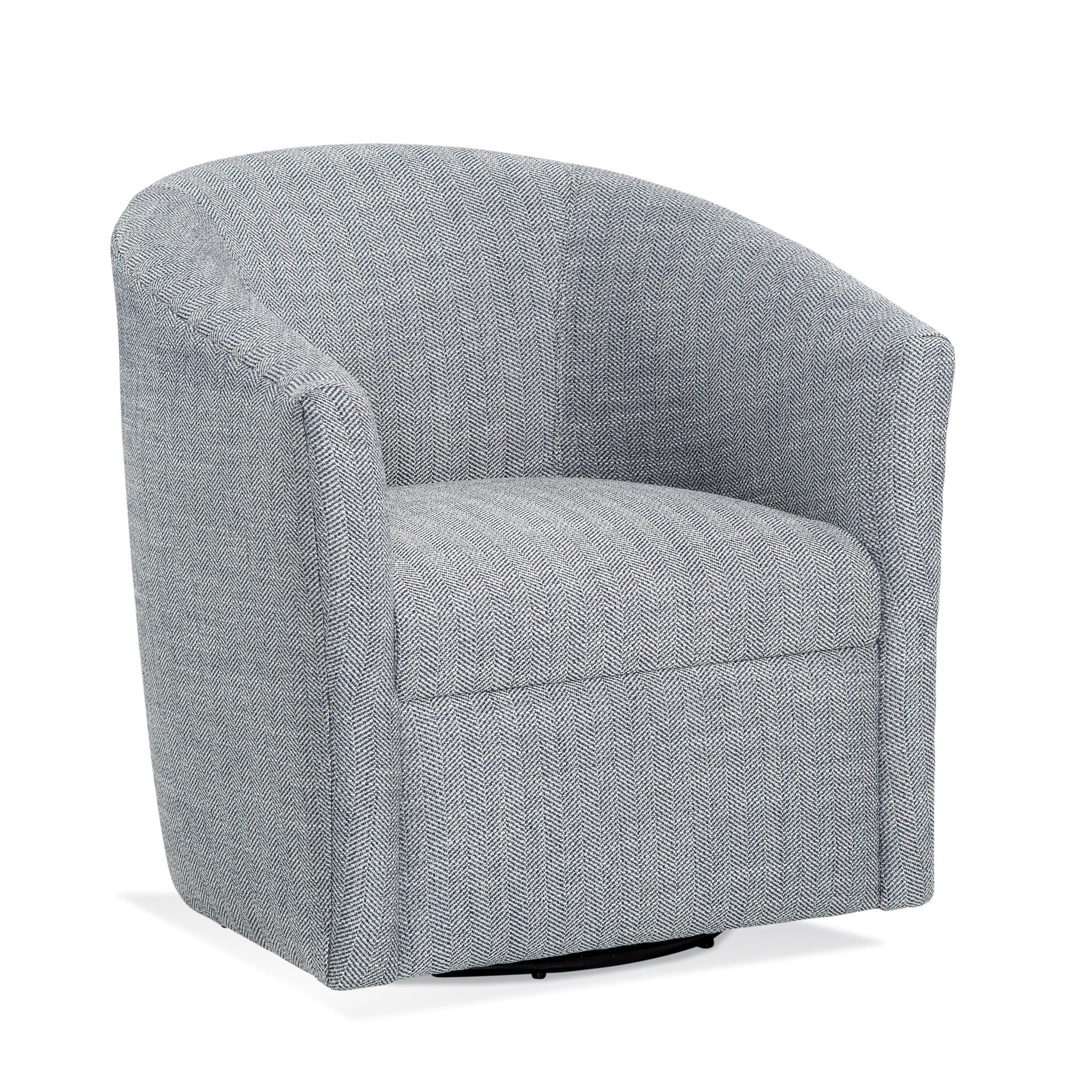 Lainey - Swivel Barrel Chair With 360 Degree Rotation