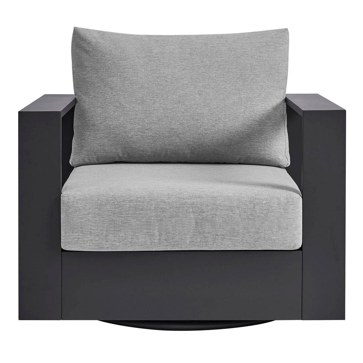 Tahoe Outdoor Patio Powder-Coated Aluminum Swivel Armchair by Modway